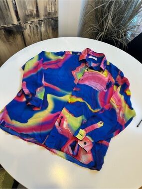 Salt Murphy psychedelic button up